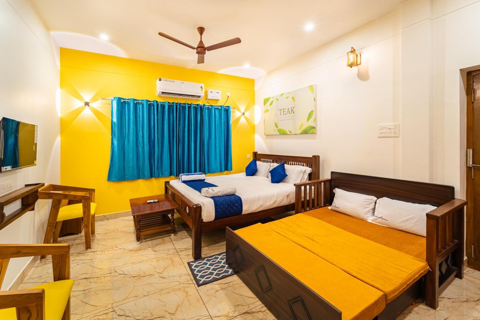 Teak Leaf Gateway Villa With Swimming Pool Indoor Games Kālapettai المظهر الخارجي الصورة
